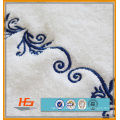 Best Quality Embroidery 21S Snow White Cotton Barh Towel